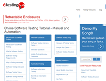 Tablet Screenshot of etestinghub.com